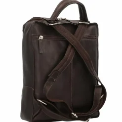 Harold's Lederrucksäcke|Business-Rucksäcke<Campo Rucksack Leder 40cm Laptopfach braun