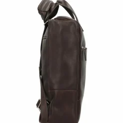 New Harold's Campo Rucksack Leder 45 cm Laptopfach braun