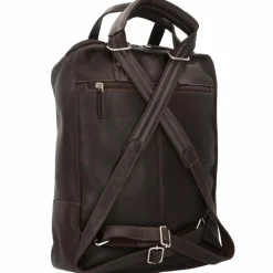 New Harold's Campo Rucksack Leder 45 cm Laptopfach braun