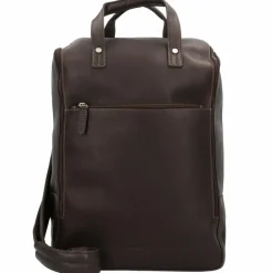 New Harold's Campo Rucksack Leder 45 cm Laptopfach braun