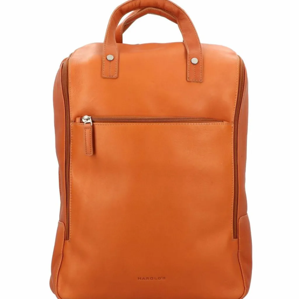Best Harold's Campo Rucksack Leder 45 cm Laptopfach cognac