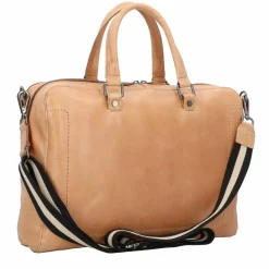 Harold's Laptoptaschen|Aktentaschen<Caugio Aktentasche Leder 41 cm Laptopfach camel