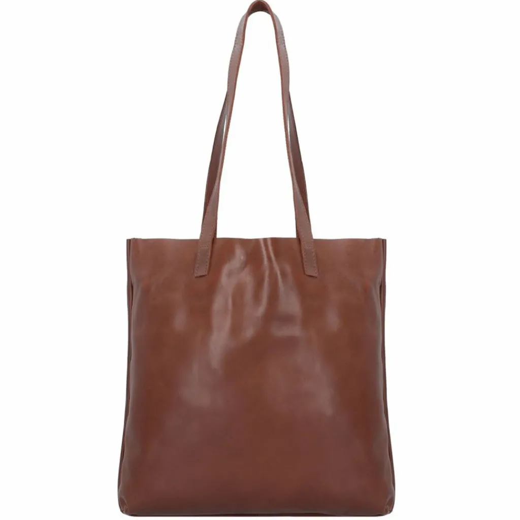 Harold's Henkeltaschen|Schultertaschen<Caugio Schultertasche Leder 33 cm cognac
