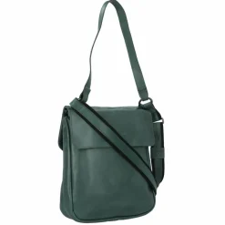 Harold's Schultertaschen<Caugio Schultertasche Leder 25 cm gruen