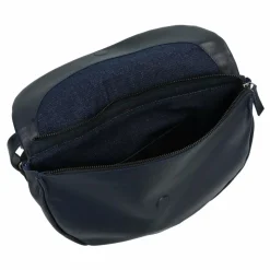 Harold's Caugio Schultertasche Leder 30 cm dunkelblau
