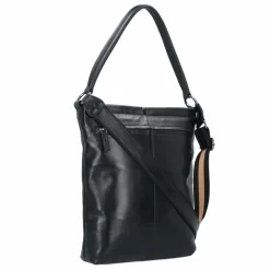 Harold's Schultertaschen<Caugio Schultertasche Leder 27 cm schwarz