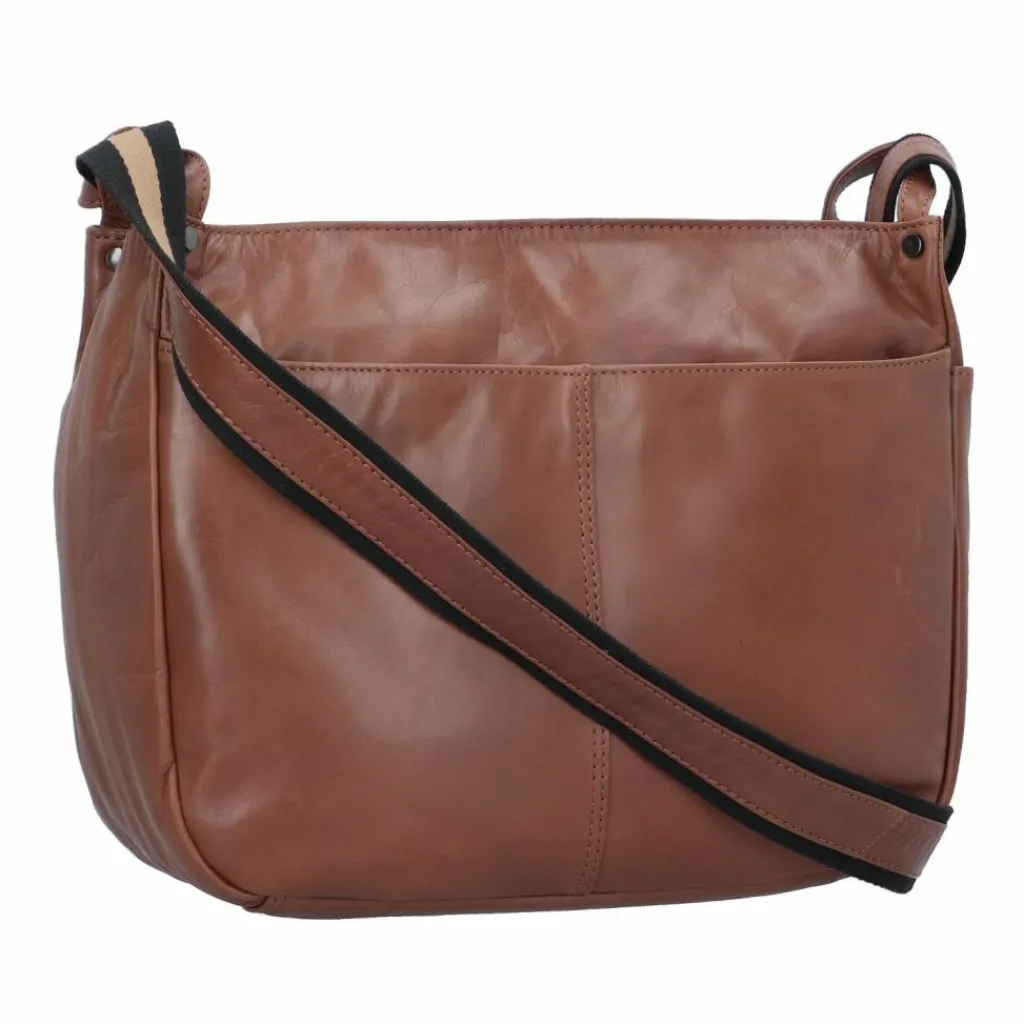 Harold's Caugio Umhängetasche Leder 31 cm cognac