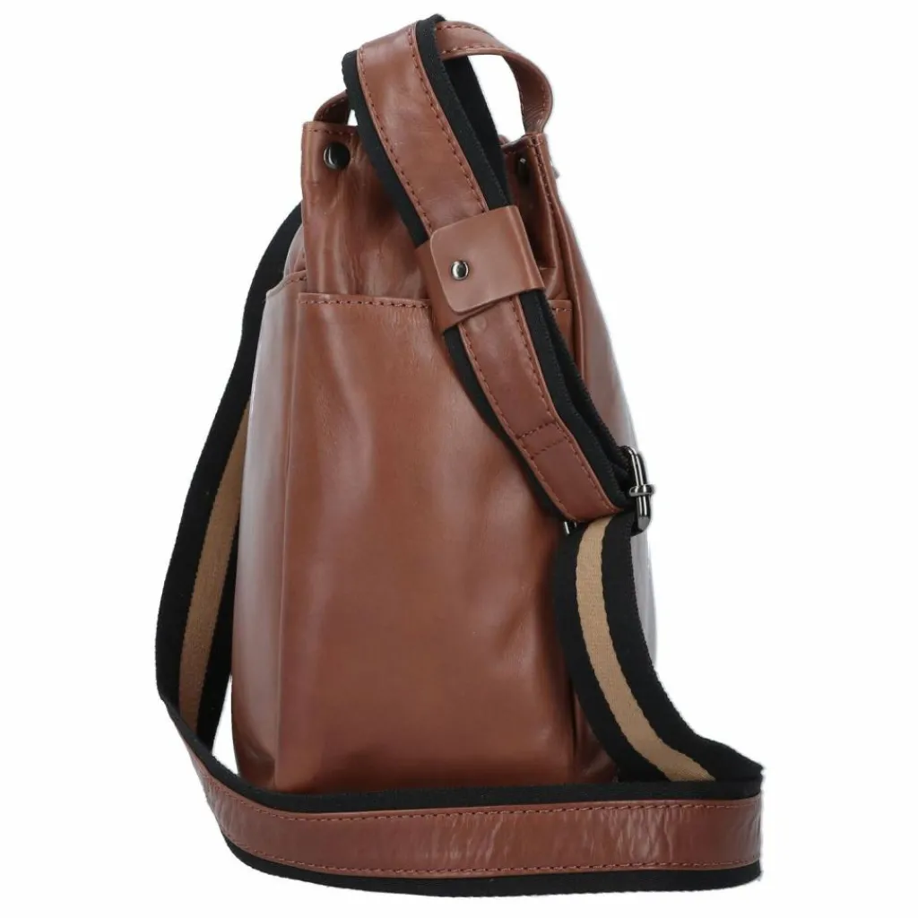 Harold's Caugio Umhängetasche Leder 31 cm cognac