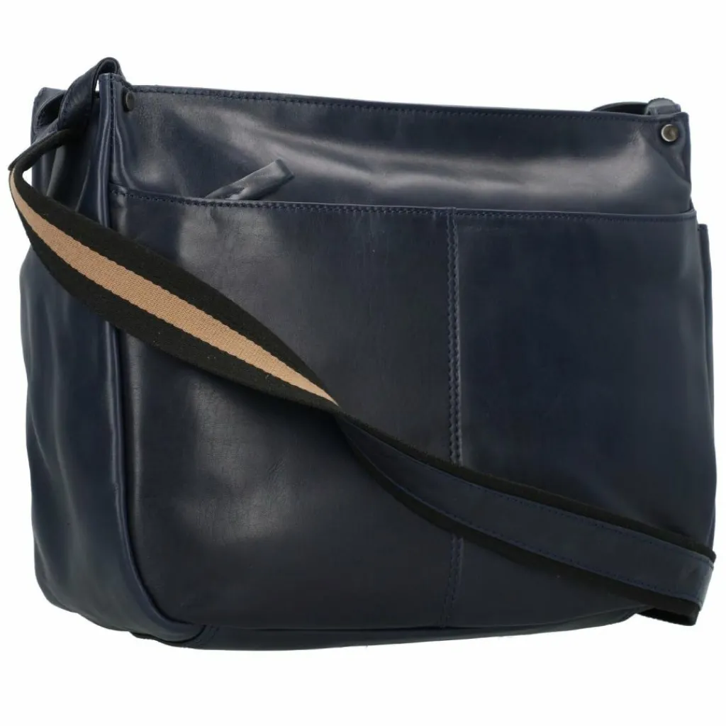 Harold's Umhängetaschen<Caugio Umhängetasche Leder 31 cm dunkelblau