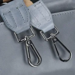 Harold's Umhängetaschen<Caugio Umhängetasche Leder 21.5 cm hellblau