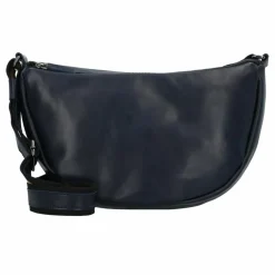 Hot Harold's Caugio Umhängetasche Leder 36 cm dunkelblau