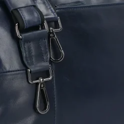 Outlet Harold's Caugio Weekender Reisetasche Leder 43 cm dunkelblau