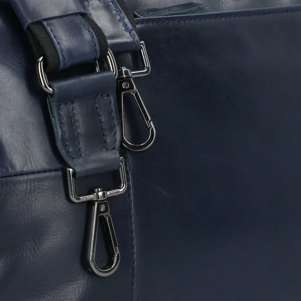 Outlet Harold's Caugio Weekender Reisetasche Leder 43 cm dunkelblau