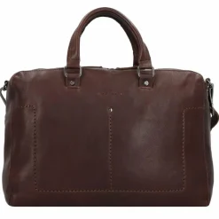 Harold's Laptoptaschen|Aktentaschen<Chaugio Aktentasche Leder 41 cm Laptopfach braun