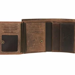 Harold's Herrengeldbörsen Hochformat<Country Geldbörse Leder 10,5 cm natur