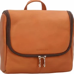 Hot Harold's Country Kulturbeutel Leder 25 cm cognac