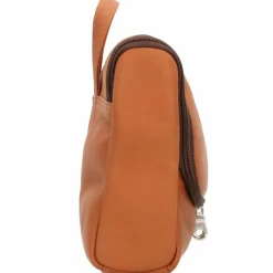 Hot Harold's Country Kulturbeutel Leder 25 cm cognac