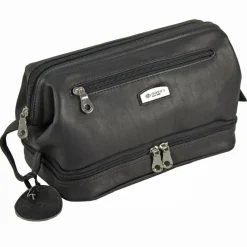 Clearance Harold's Country Kulturbeutel Leder 27 cm schwarz