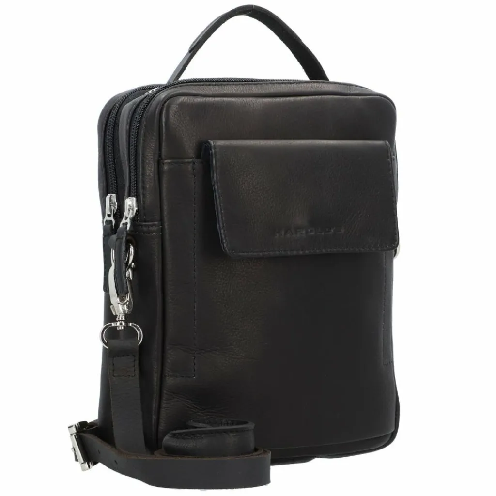 Harold's Umhängetaschen<Country Umhängetasche Leder 18.5 cm schwarz