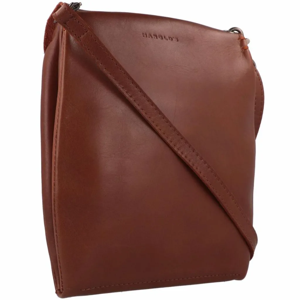 Harold's Mini Bags|Umhängetaschen<Fold Mini Bag Umhängetasche Leder 17 cm cognac