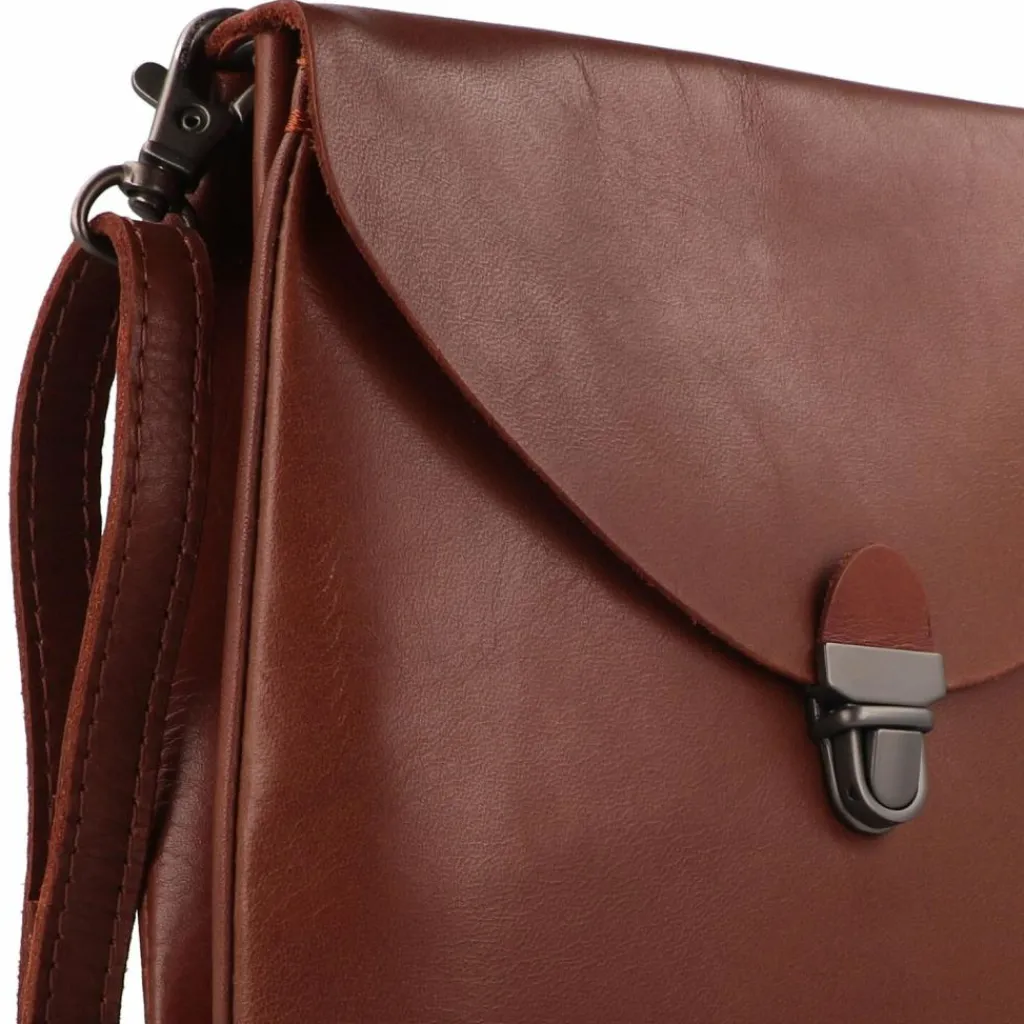 Harold's Mini Bags|Umhängetaschen<Fold Mini Bag Umhängetasche Leder 17 cm cognac