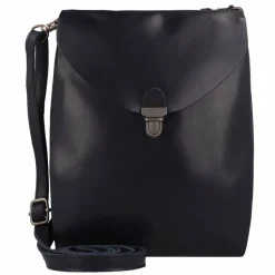 Harold's Mini Bags|Umhängetaschen<Fold Mini Bag Umhängetasche Leder 17 cm dunkelblau