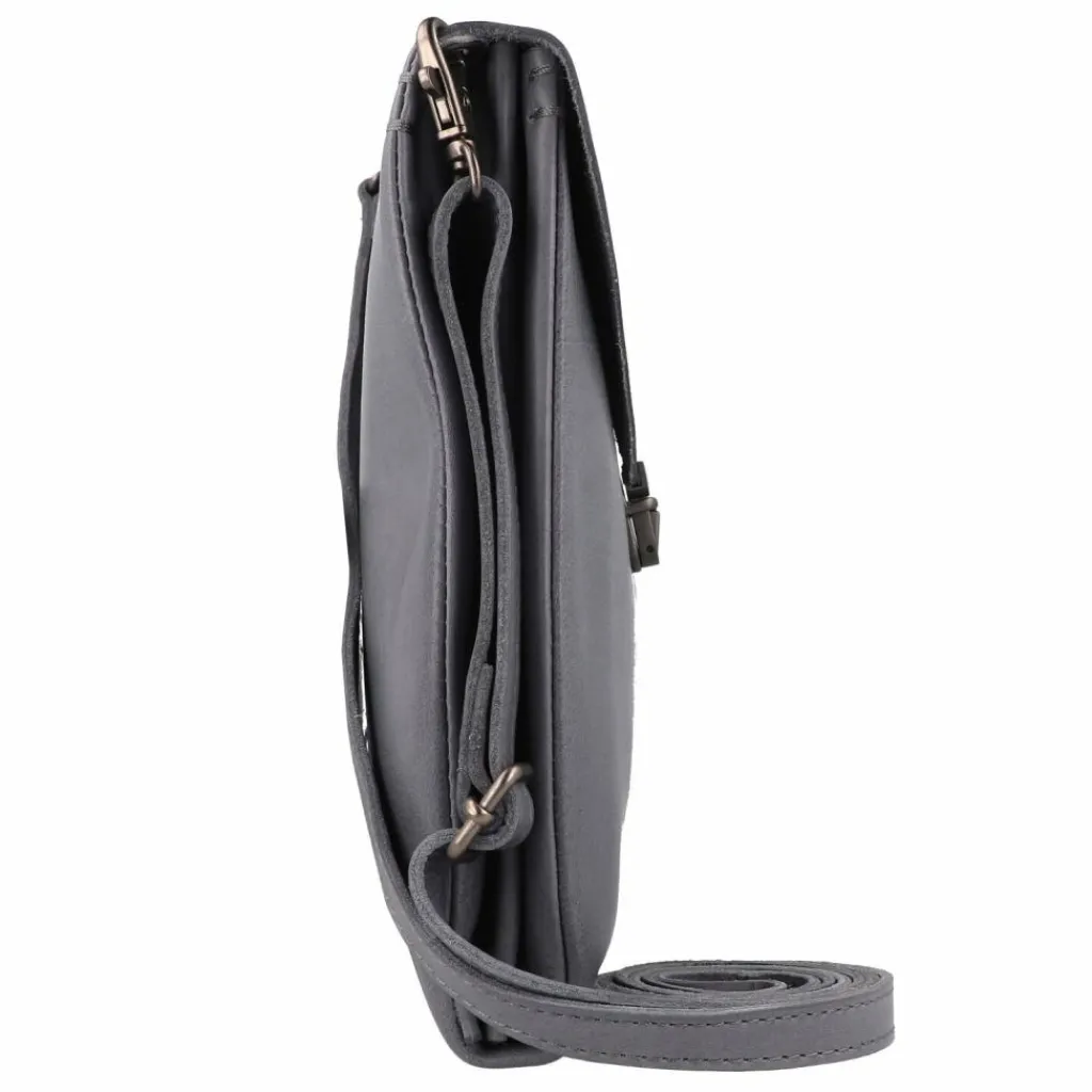 Harold's Mini Bags|Umhängetaschen<Fold Mini Bag Umhängetasche Leder 17 cm blau