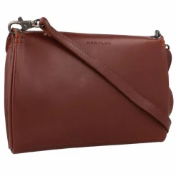 Hot Harold's Fold Umhängetasche Leder 20 cm cognac