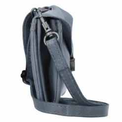 Hot Harold's Fold Umhängetasche Leder 19 cm blau