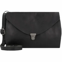 Harold's Umhängetaschen<Fold Umhängetasche Leder 20 cm schwarz