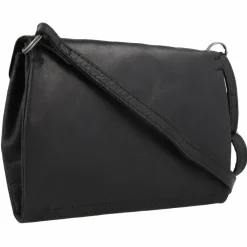Harold's Umhängetaschen<Fold Umhängetasche Leder 20 cm schwarz