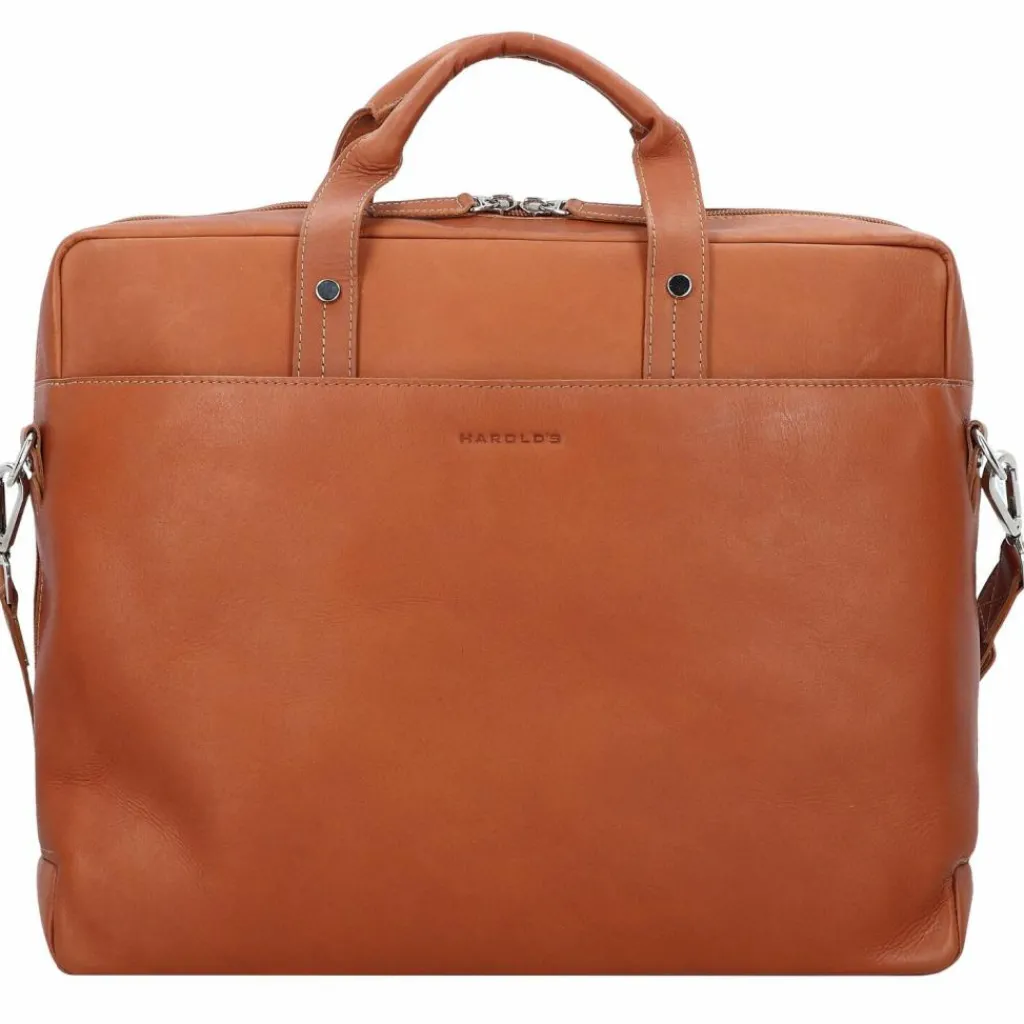 Harold's Heritage Aktentasche Leder 38 cm Laptopfach