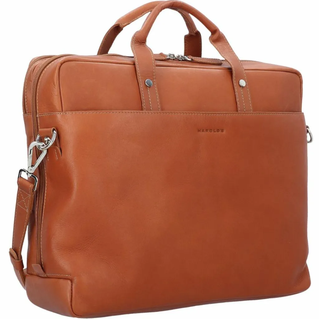 Harold's Heritage Aktentasche Leder 38 cm Laptopfach