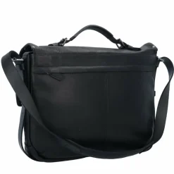Harold's Laptoptaschen|Aktentaschen<Ivy Lane Aktentasche Leder 37 cm Laptopfach schwarz