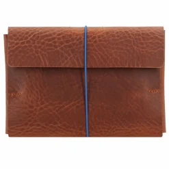 Harold's Keeper Clutch Tasche Leder 18 cm cognac
