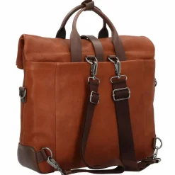 Outlet Harold's Mount Ivy Rucksack Leder 42 cm Laptopfach cognac-braun