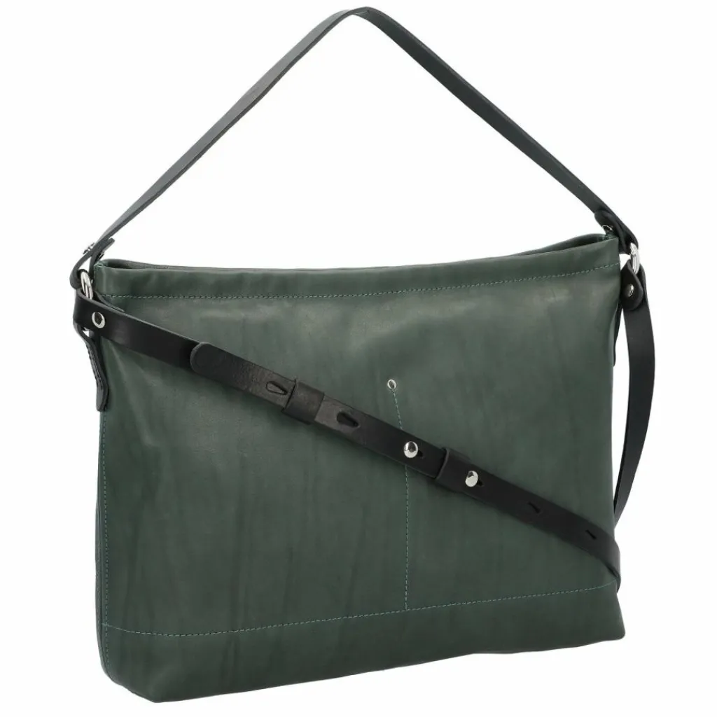 Harold's Schultertaschen<Nabuku Schultertasche Leder 39 cm tuerkis