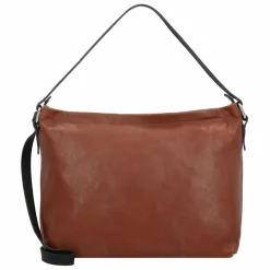 Harold's Schultertaschen<Nabuku Schultertasche Leder 39 cm cognac