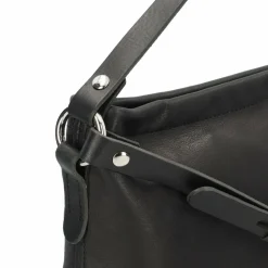 Harold's Schultertaschen<Nabuku Schultertasche Leder 39 cm schwarz