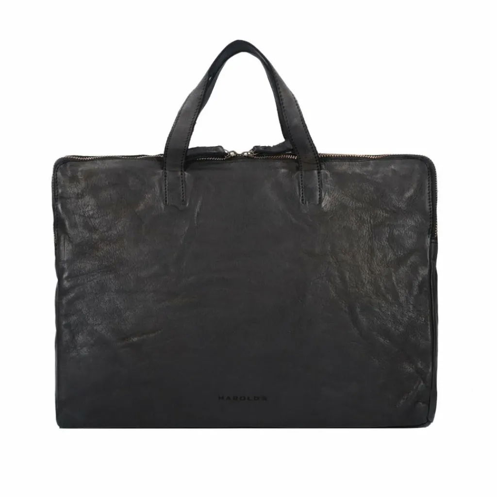 Clearance Harold's Submarine Aktentasche Leder 36 cm schwarz