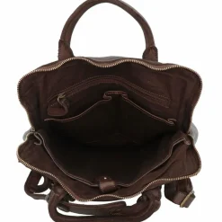 Harold's Lederrucksäcke|Daypacks<Submarine Daypack Leder 33 cm Laptopfach braun