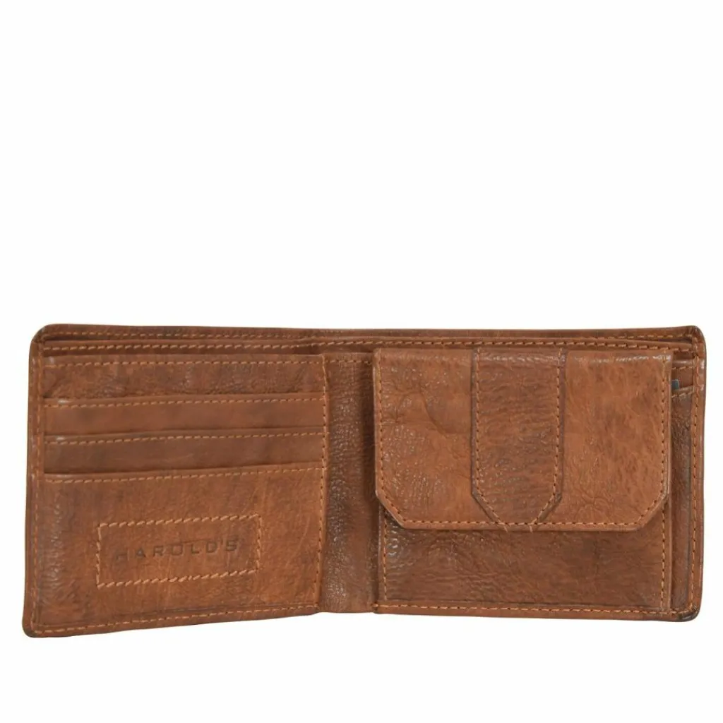 Harold's Herrengeldbörsen Querformat<Submarine Geldbörse II Leder 12 cm schwarz