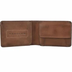 Hot Harold's Submarine Geldbörse Leder 10 cm cognac