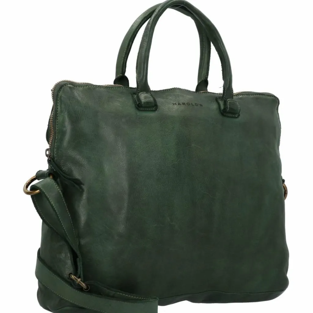 Harold's Submarine Handtasche Leder 38 cm Laptopfach