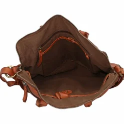 New Harold's Submarine Handtasche Leder 38 cm Laptopfach cognac