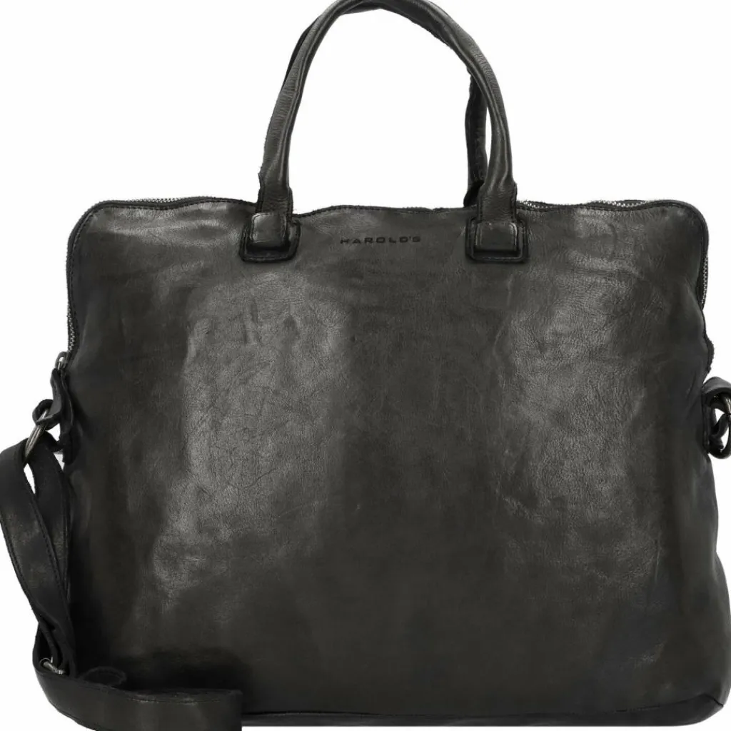 Harold's Submarine Handtasche Leder 38 cm Laptopfach