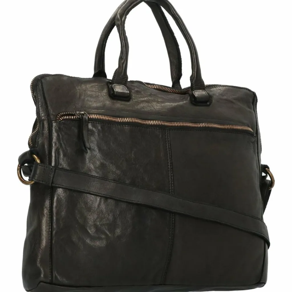 Harold's Submarine Handtasche Leder 38 cm Laptopfach