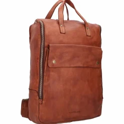 Harold's Lederrucksäcke|Business-Rucksäcke<Submarine Rucksack Leder 37 cm Laptopfach cognac