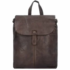 New Harold's Submarine Rucksack Leder 33 cm braun