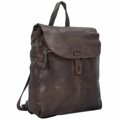 New Harold's Submarine Rucksack Leder 33 cm braun